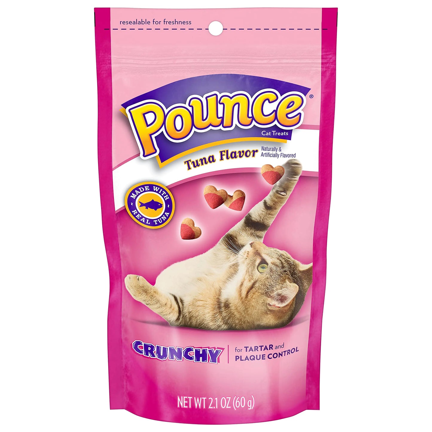 Crunchy Tuna Dental Bites for Cats, 2.1-Ounce, 12 Units
