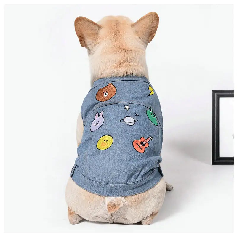 Stylish Denim Pet Vest