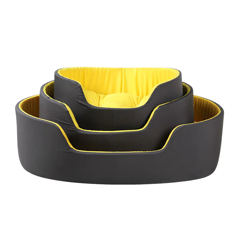 All-Season Comfy Pet Bed with Easy-Clean Cover